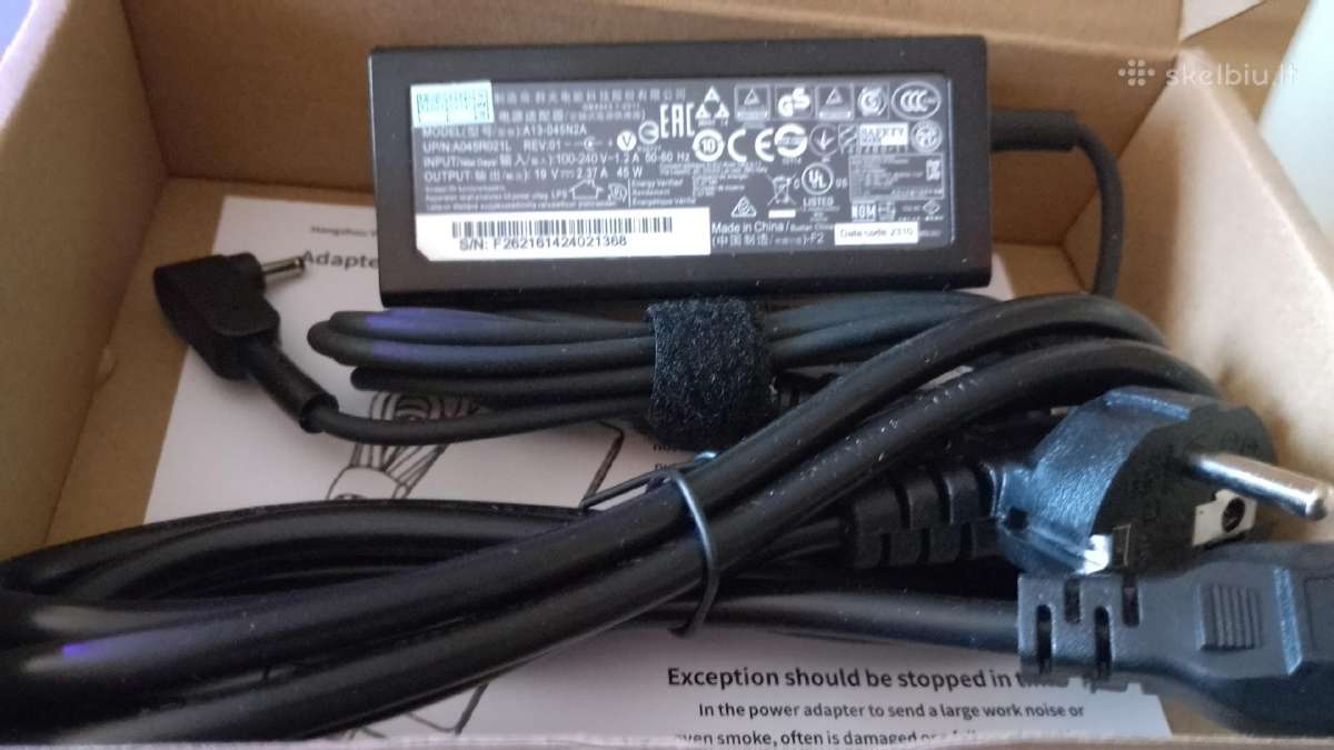 Komp.lenovo 65w,acer45w Įkrovikliai - nuotraukos Nr. 8
