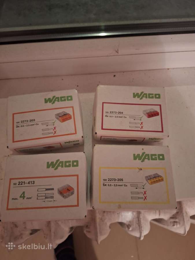 Vago jungtys 10€ dėžutė nesiunčiu