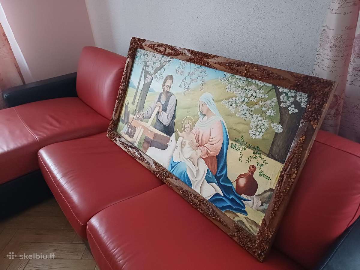 Senas paveikslas. Drobė 130x70 cm. Kaina 40 eu - nuotraukos Nr. 3