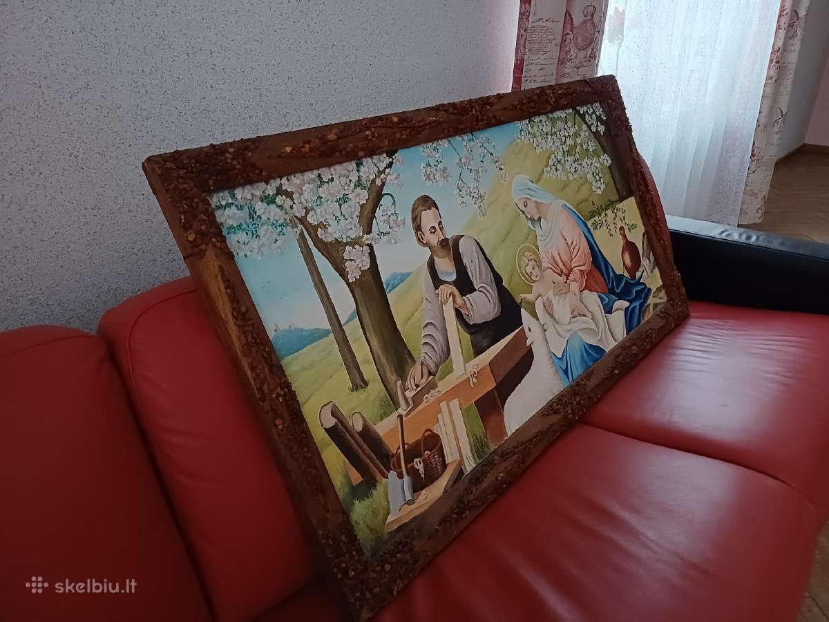 Senas paveikslas. Drobė 130x70 cm. Kaina 40 eu - nuotraukos Nr. 5