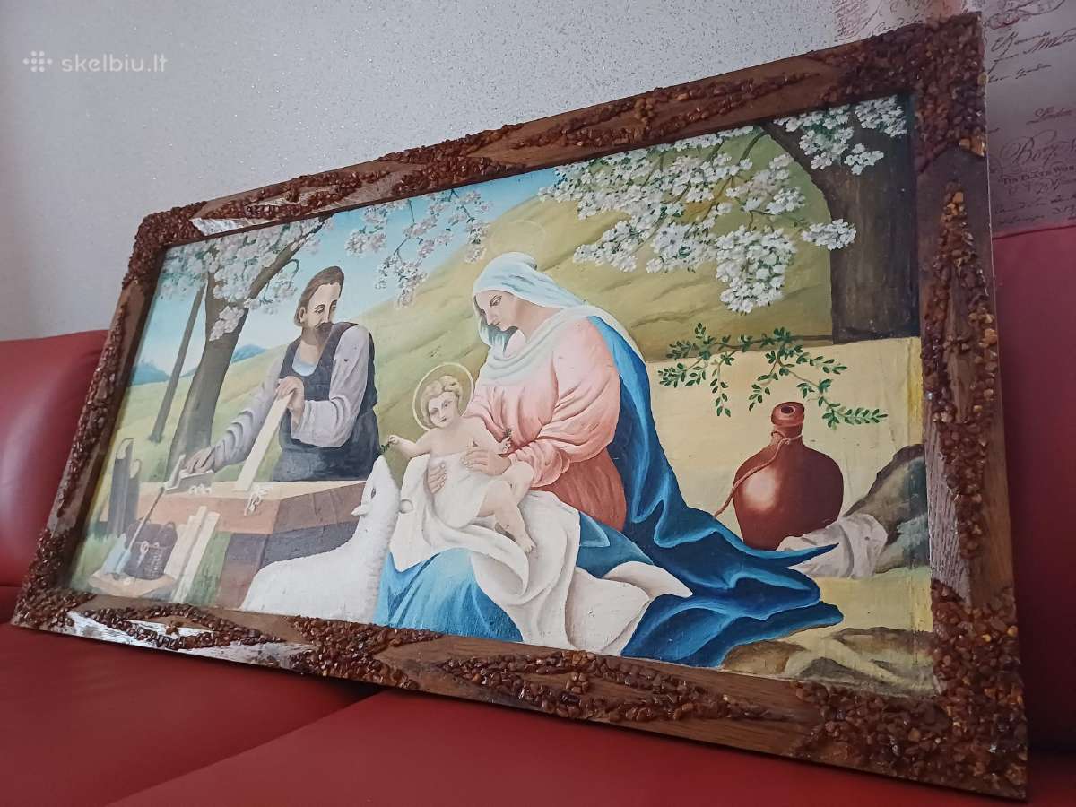 Senas paveikslas. Drobė 130x70 cm. Kaina 40 eu - nuotraukos Nr. 7