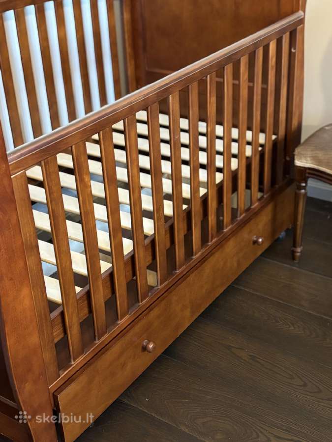 Medžio masyvo, medinė lovytė- nauja 600eur. - nuotraukos Nr. 13
