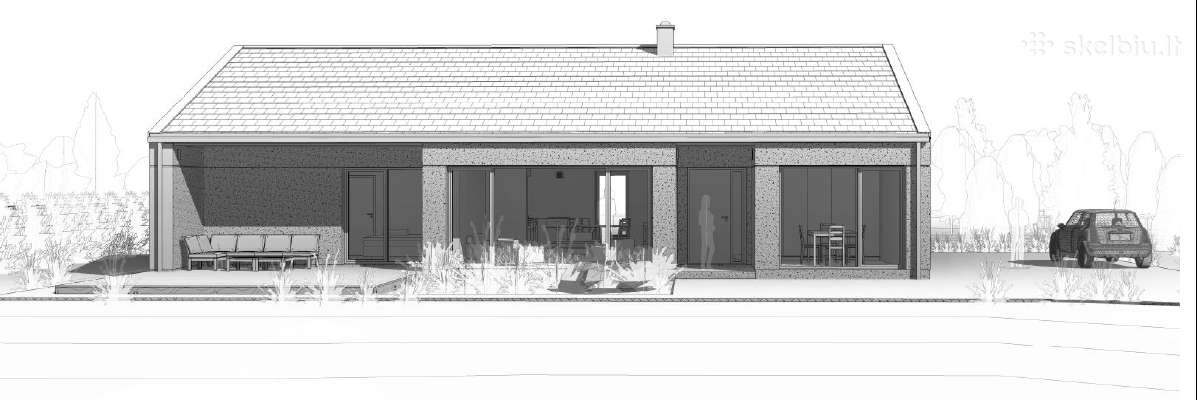 Parduodamas erdvus namų valdos su projektu sklypas - nuotraukos Nr. 3