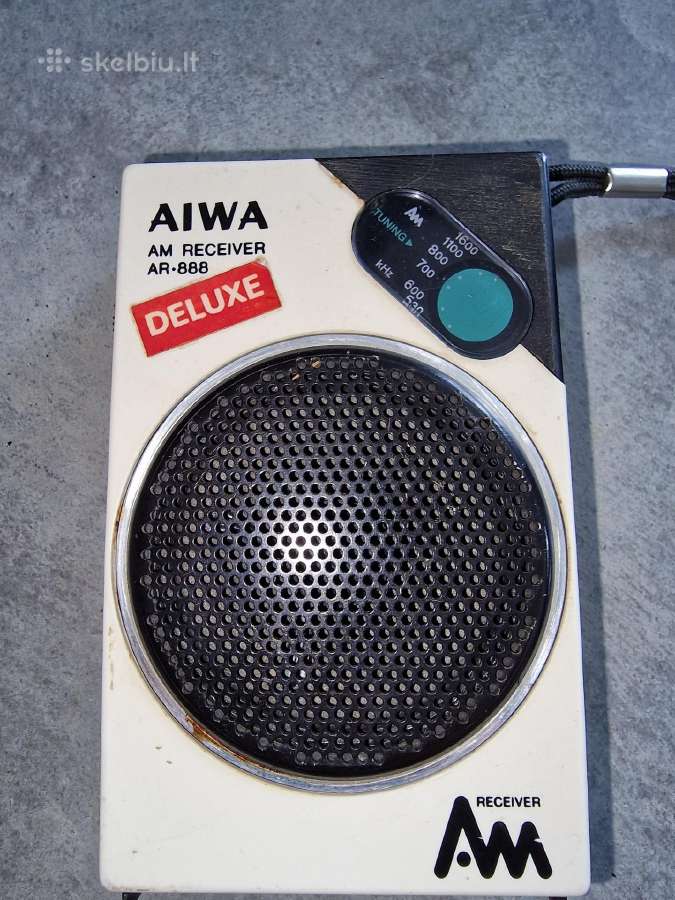 Vintažinis kišeninis radijo imtuvas Aiwa Am - nuotraukos Nr. 2