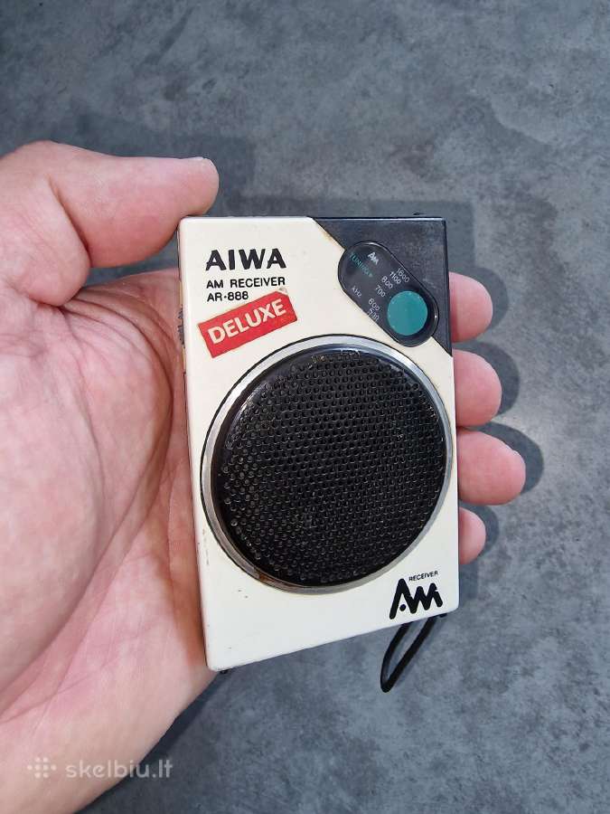 Vintažinis kišeninis radijo imtuvas Aiwa Am - nuotraukos Nr. 3