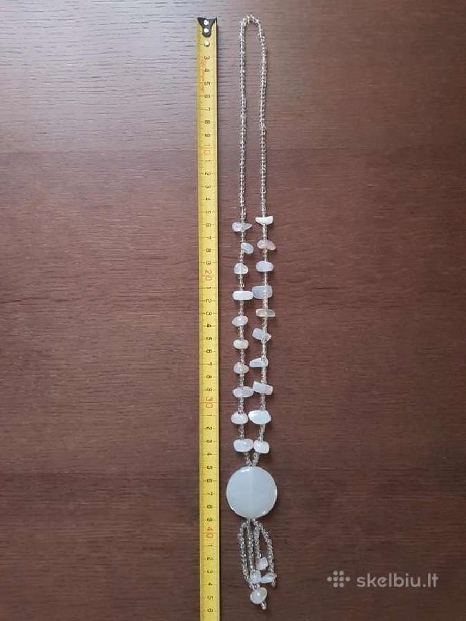 Akmens karoliai verinys kaklo papuosalas neck Nauj - nuotraukos Nr. 13