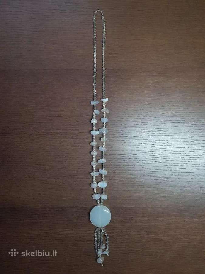 Akmens karoliai verinys kaklo papuosalas neck Nauj - nuotraukos Nr. 12