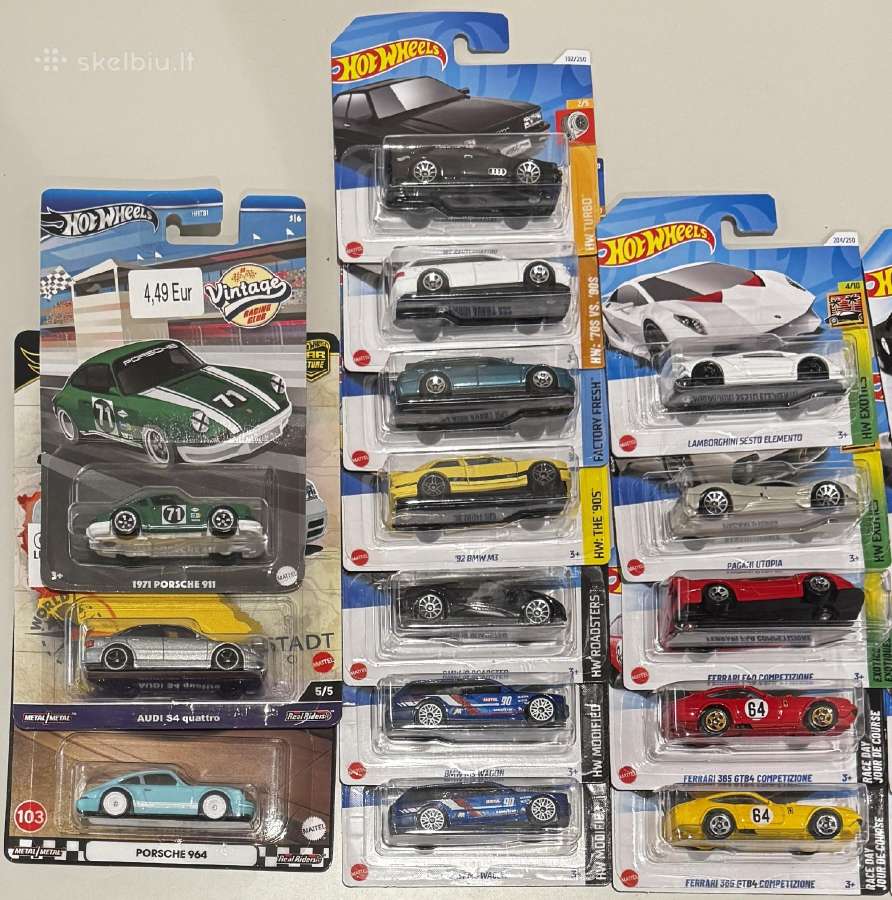 Hot Wheels modeliukai