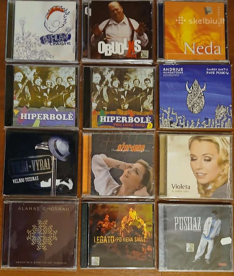 Nauji ir naudoti lietuviški CD