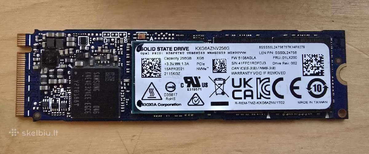 2.5" U.2 U.3 E3.s M.2 Nvme SSD Gen 3.0 4.0 5.0 - nuotraukos Nr. 4