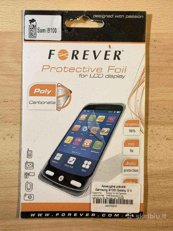 Samsung Galaxy S2 apsauginė plėvelė