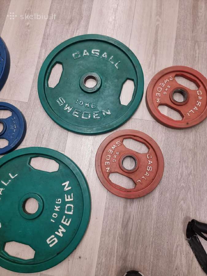 Svoriai su štangele 50mm - Skelbiu.lt