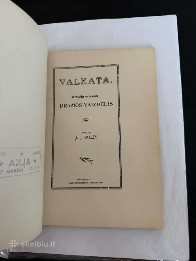 Valkata. Keturių veiksmų dramos vaizdelis - nuotraukos Nr. 2