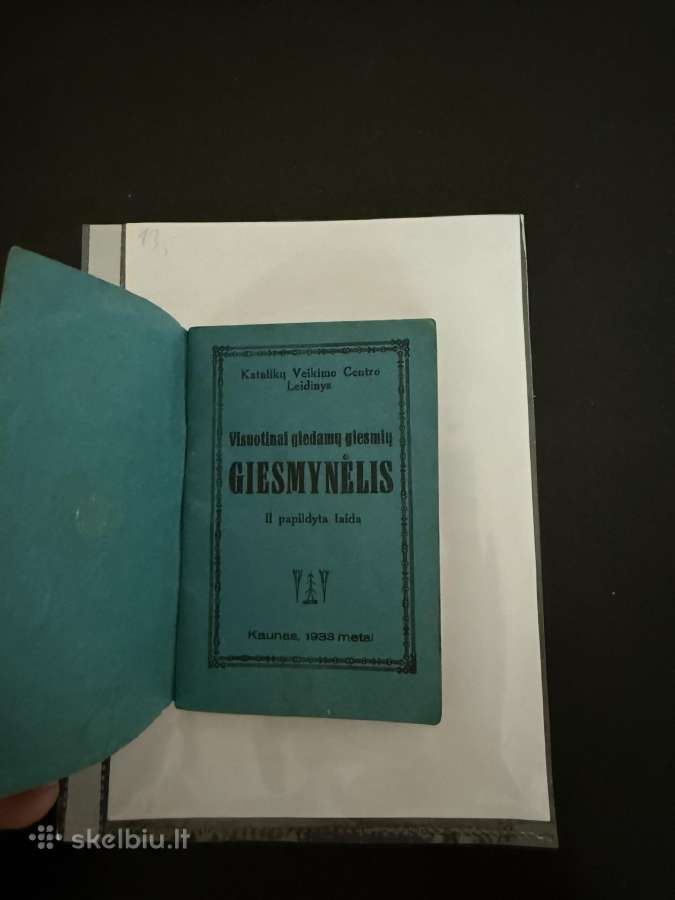 Visuotinai giedamų giesmių giesmynėlis 1933m. - nuotraukos Nr. 2