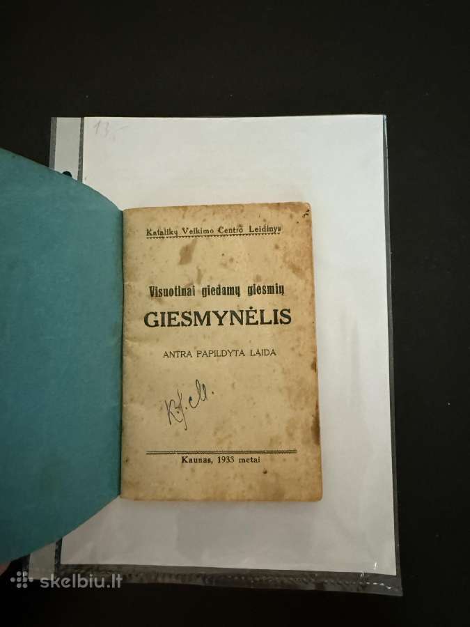 Visuotinai giedamų giesmių giesmynėlis 1933m. - nuotraukos Nr. 3