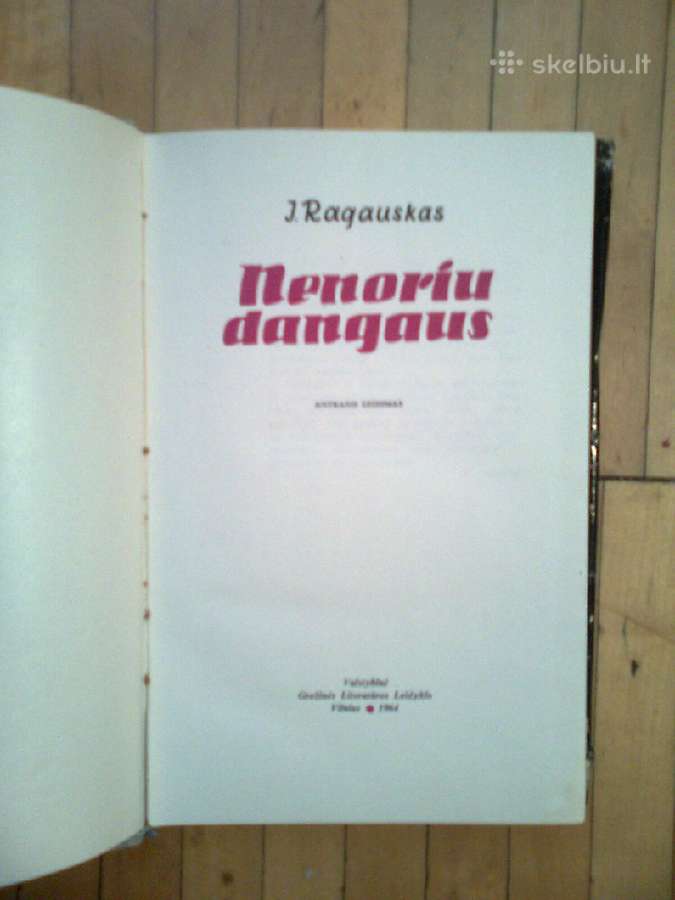 Ateistinė kn. J. Ragauskas "Nenoriu dangaus"1964m. - nuotraukos Nr. 3