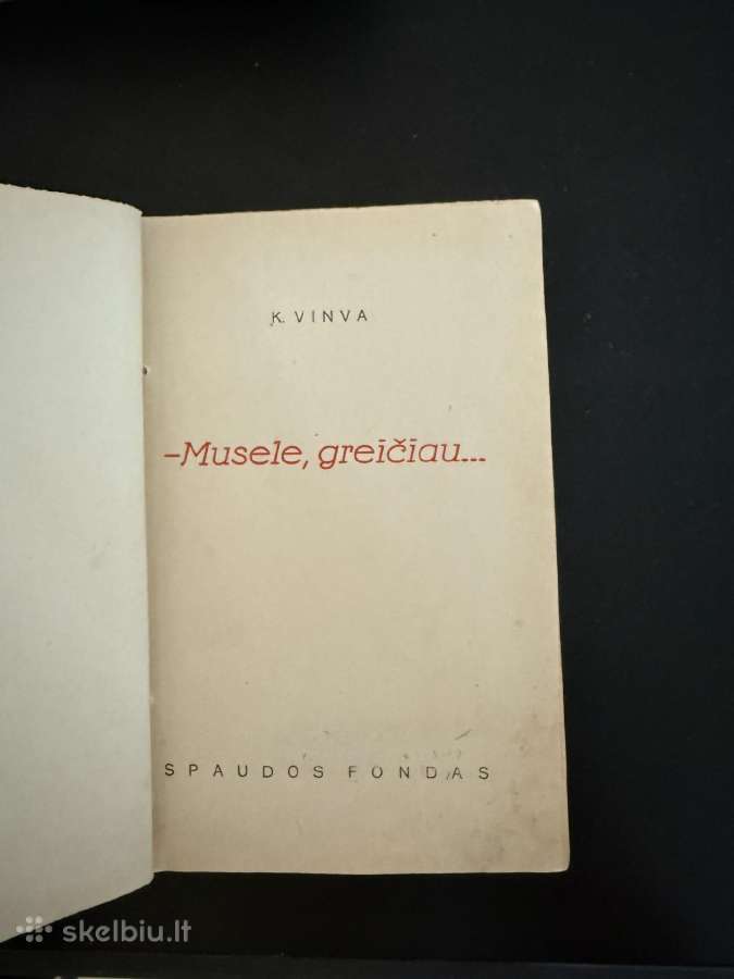 Musele, greičiau 1938 m.