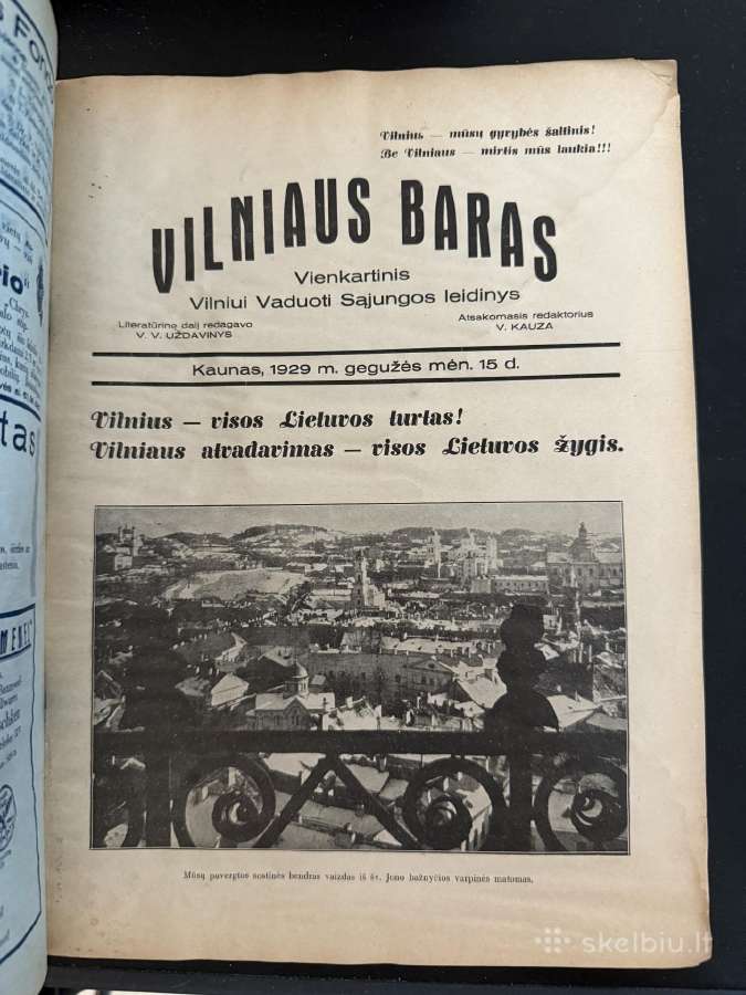 Vilniaus Baras 1929 m. - nuotraukos Nr. 2