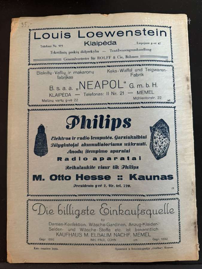 Vilniaus Baras 1929 m. - nuotraukos Nr. 10