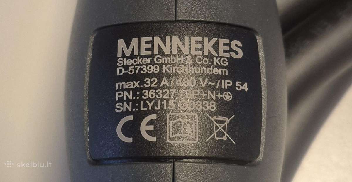 Ev įkrovimo laidas Mercedes Mennekes - nuotraukos Nr. 10