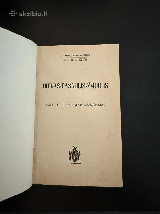 Dievas- Pasaulis- Žmogus 1940 m.