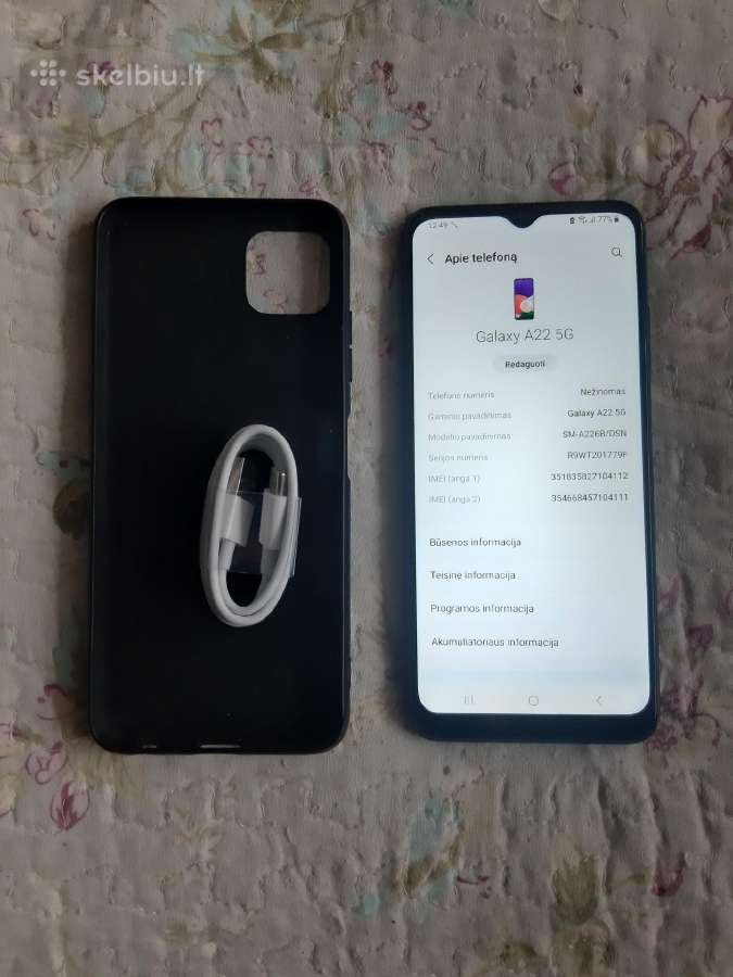 Samsung a22 5G 64gb - nuotraukos Nr. 3