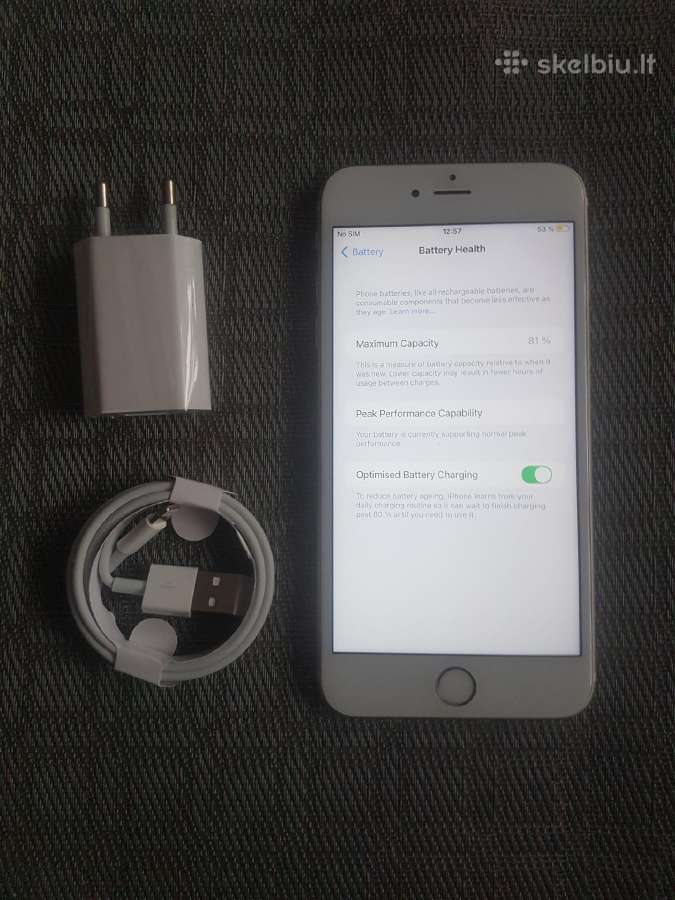 iPhone 6s plius 16gb gold - nuotraukos Nr. 4