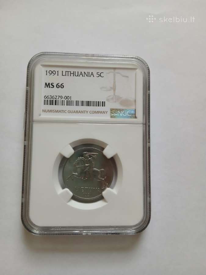 Lietuva 1991 5 C Ngc