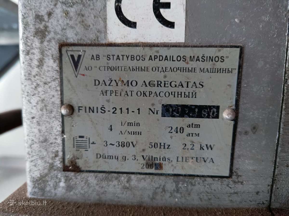 Dažymo aparatas, beoris - nuotraukos Nr. 4