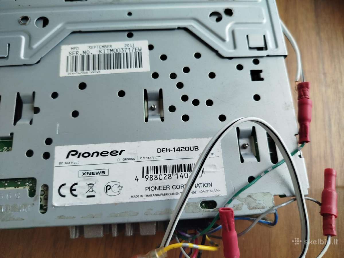 Auto magnetolas Beat ir Pionier ir garsiakalbiai - nuotraukos Nr. 5