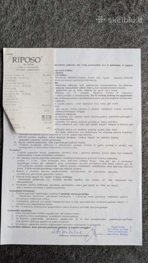 Riposo čiužinys 160*200*29 - nuotraukos Nr. 5