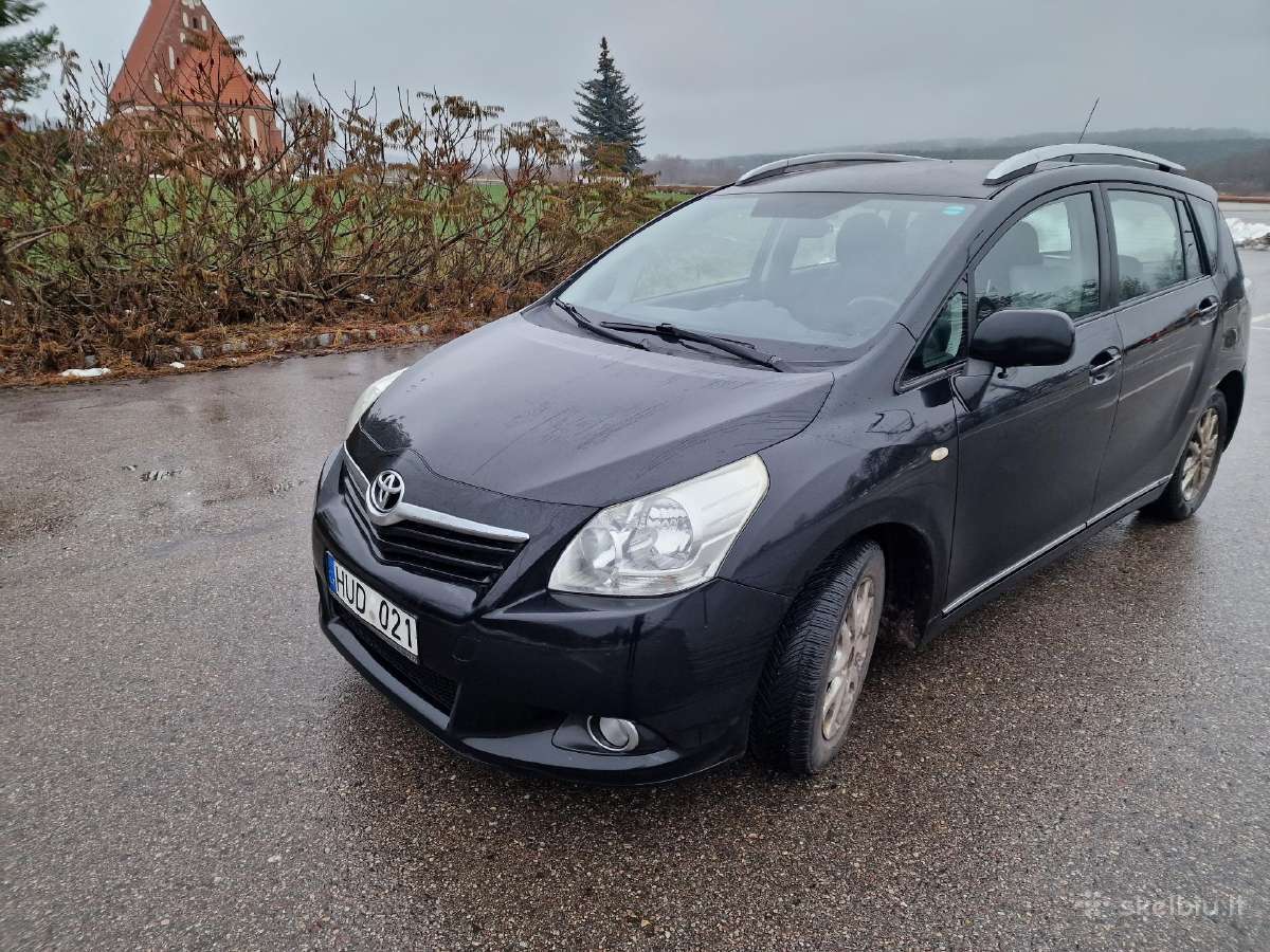 Toyota verso 2009m juoda - nuotraukos Nr. 2
