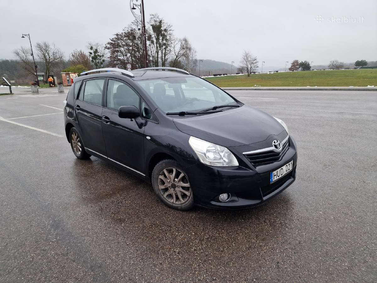 Toyota verso 2009m juoda - nuotraukos Nr. 3