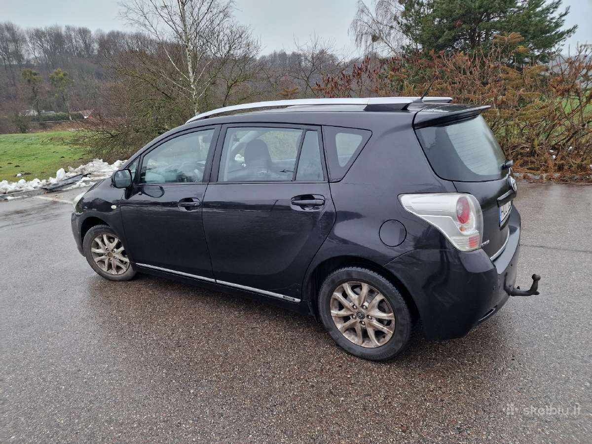 Toyota verso 2009m juoda - nuotraukos Nr. 6