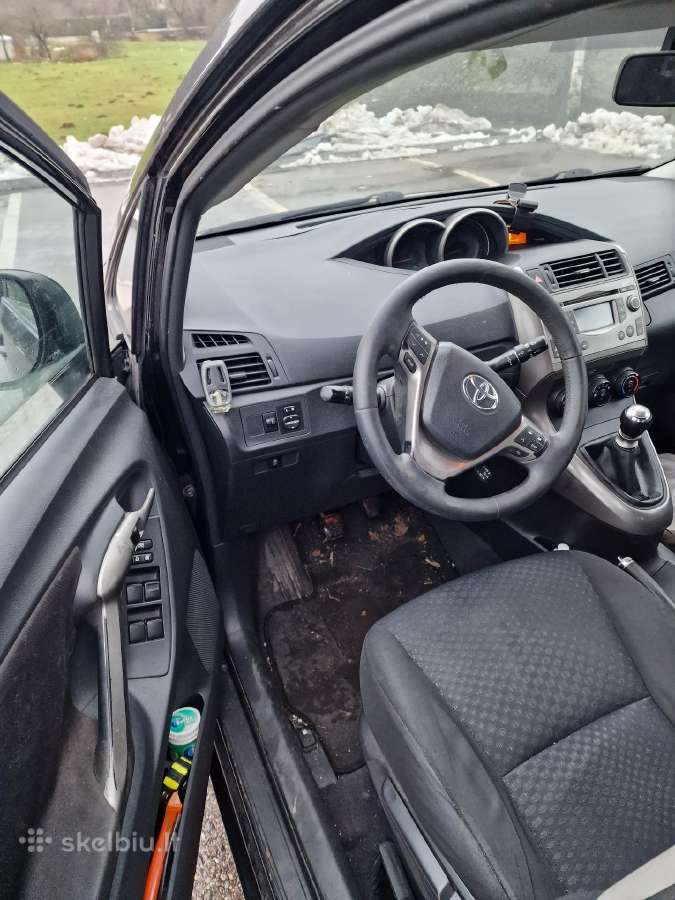 Toyota verso 2009m juoda - nuotraukos Nr. 7