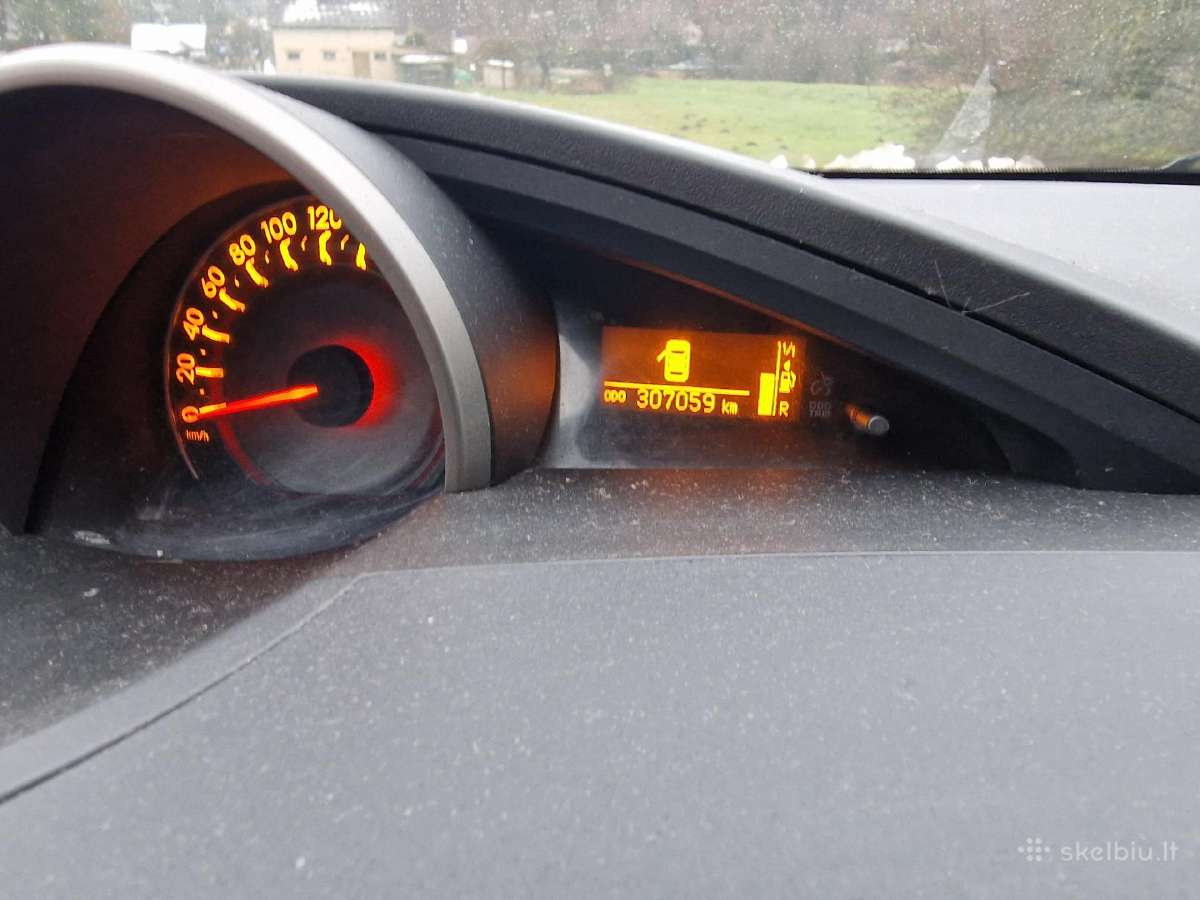 Toyota verso 2009m juoda - nuotraukos Nr. 8