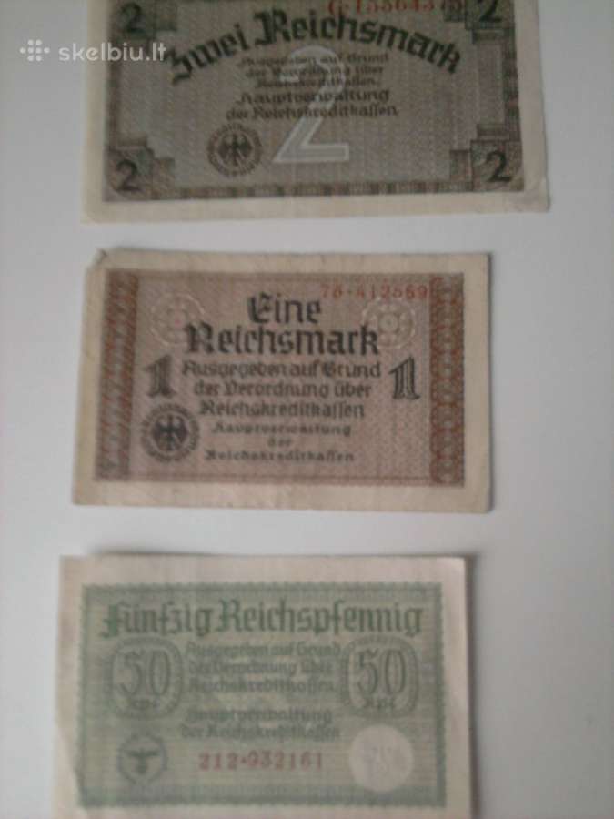 Vokiškos reichsmarkės ir rubliai 1947 - nuotraukos Nr. 2