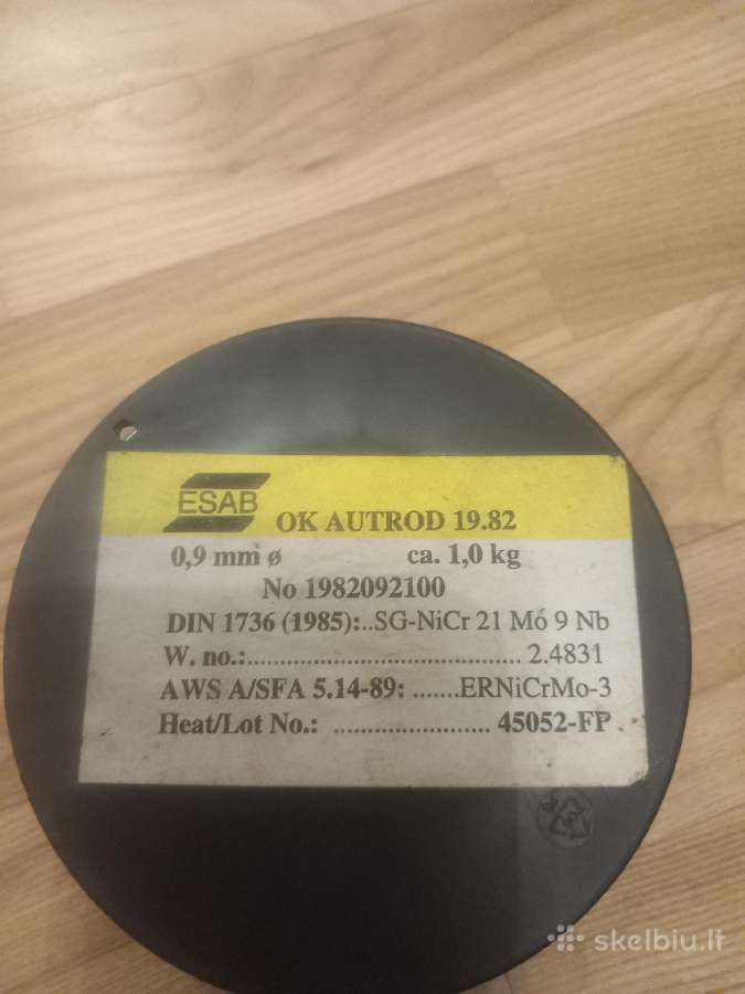 Suvirinimo viela Esab autrod 19.82