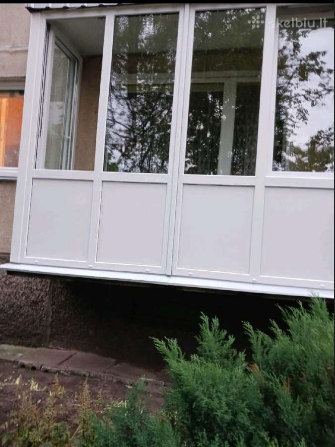 Balkono langai- įstiklinimas, naudotas. L.geras.