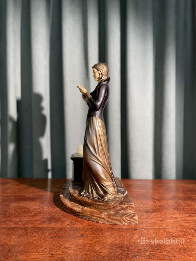 Prancūziška Art Deco Skulptūra - nuotraukos Nr. 5
