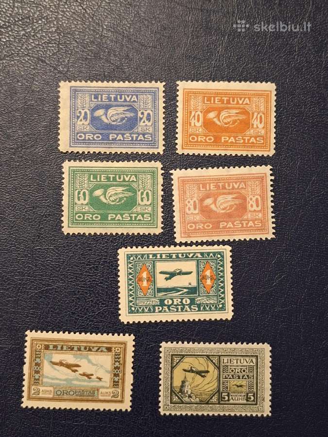 Lietuva 1921 m. Oro paštas, švarūs