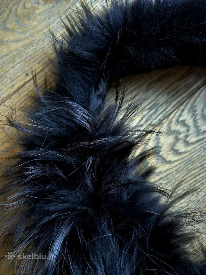Šilta apykakle iš jodos lapes kailio. - nuotraukos Nr. 3