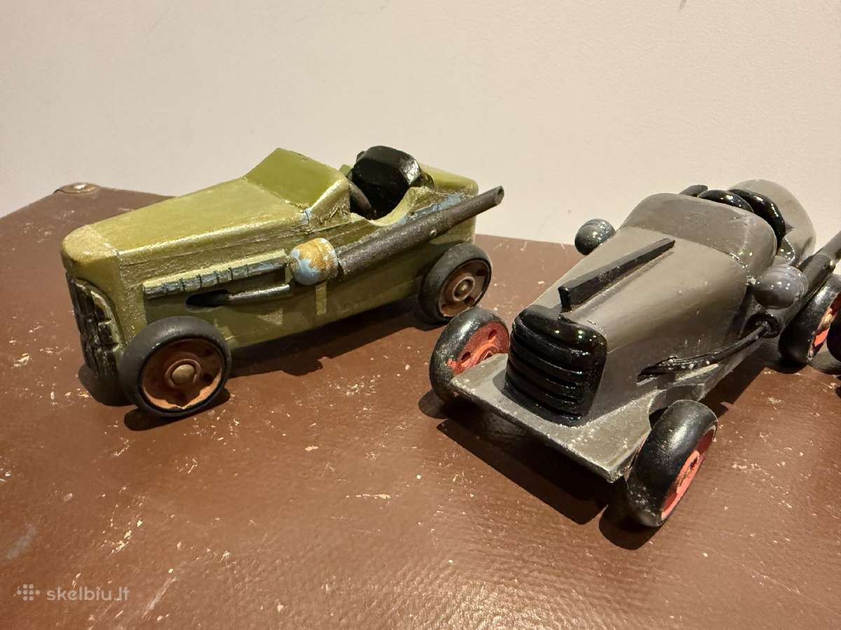 Seni žaisliniai automobiliukų modeliai, kolekcin. - nuotraukos Nr. 4