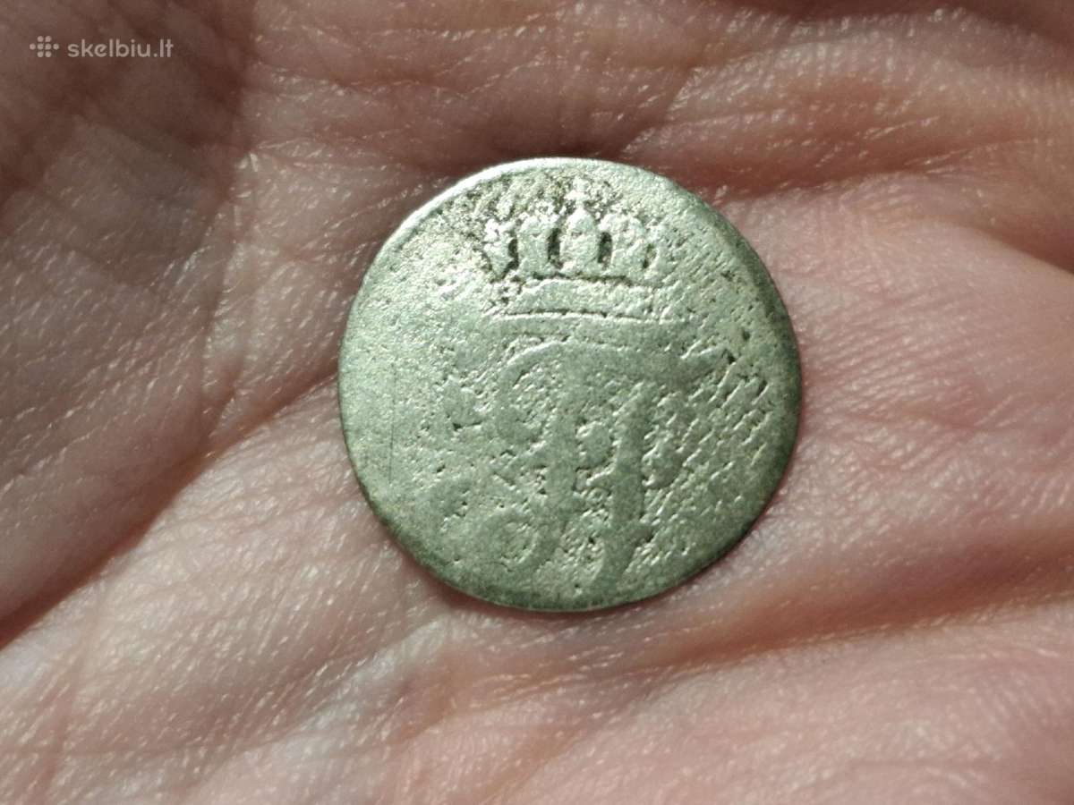 Mecklenburg - Schwerin 1 schilling sidabras - nuotraukos Nr. 2