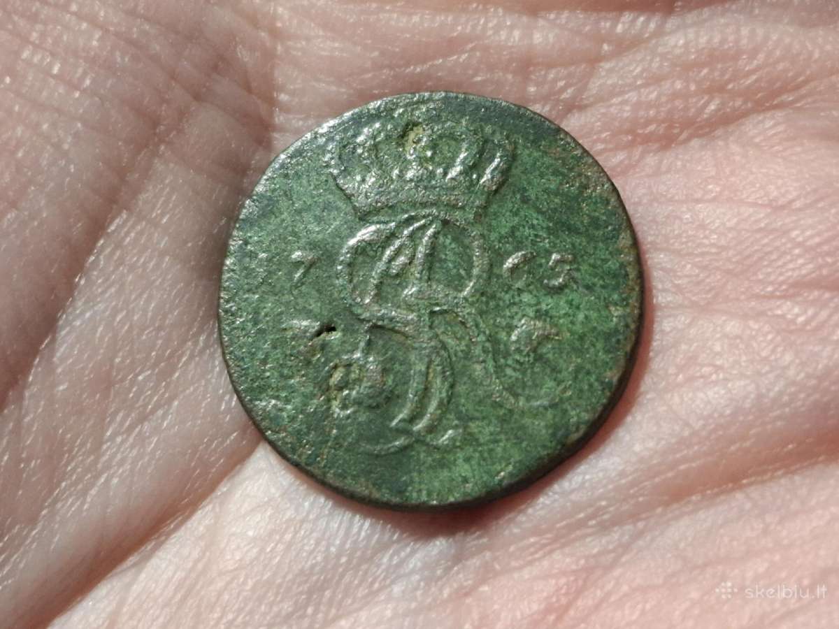 Lenkija 1 grašis 1765 - nuotraukos Nr. 2