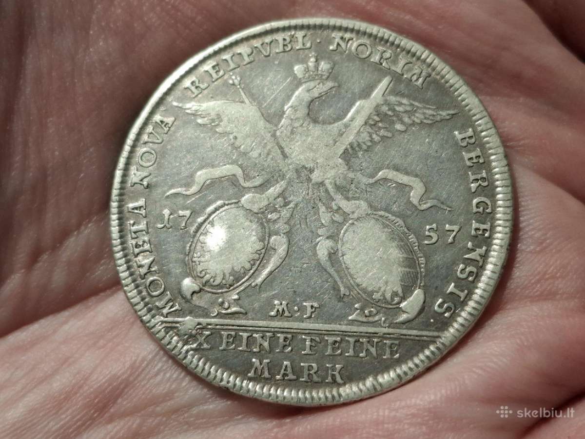 Niurnbergas 1 taleris 1757 sidabras