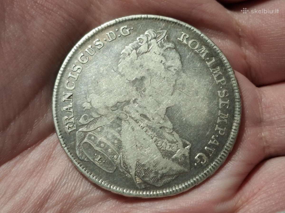 Niurnbergas 1 taleris 1757 sidabras - nuotraukos Nr. 2