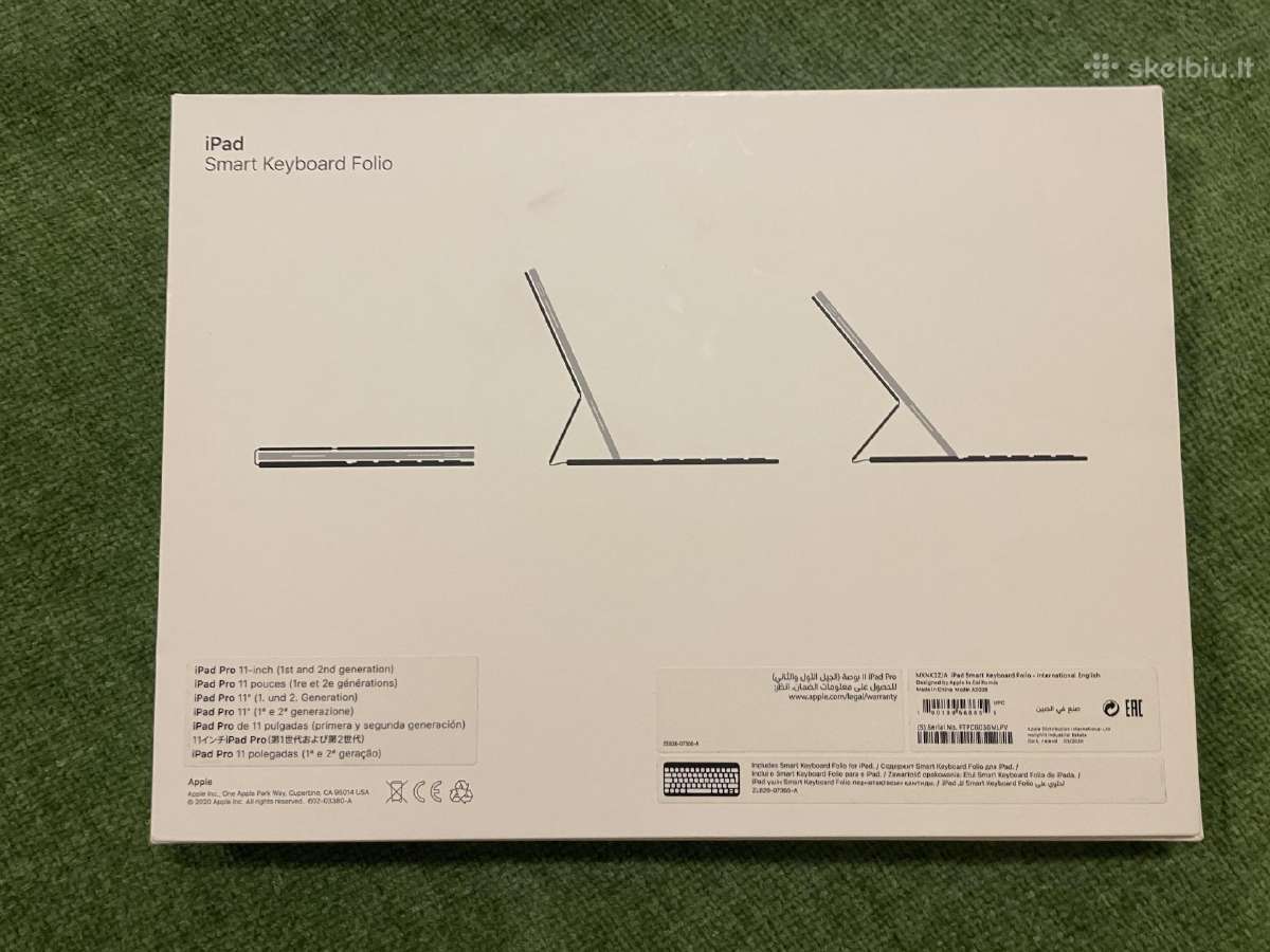 Apple iPad smart folio klaviatura - nuotraukos Nr. 2
