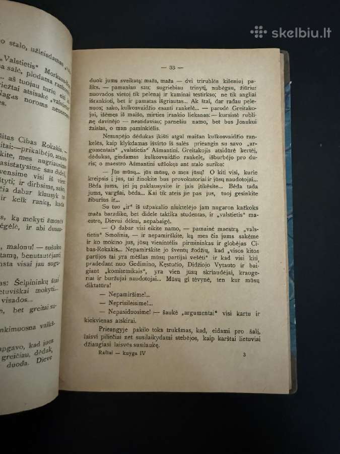 Raštai. Žingsniai ir Žygiai Iv knyga 1928 m. - nuotraukos Nr. 4