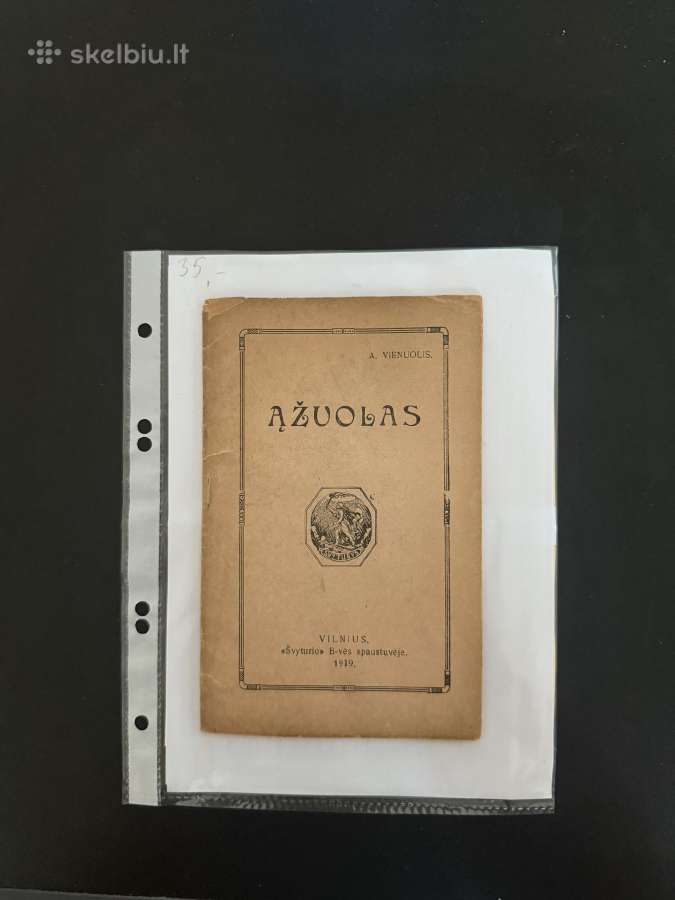A. Vienuolis ,ąžuolas 1919